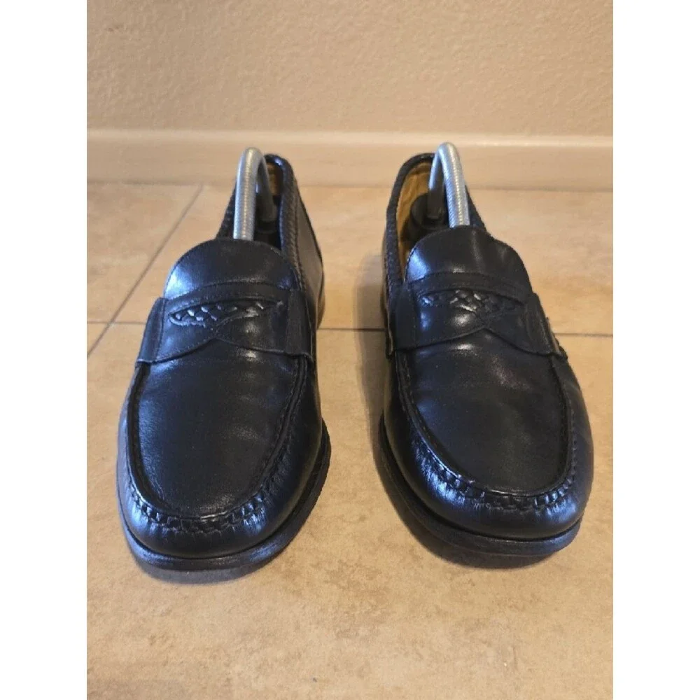 Allen Edmonds Newcastle 10.5 EEE Penny Loafers with Braided Trim